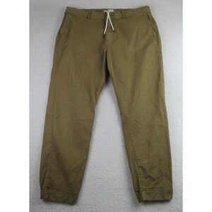 Flint and Tinder Pants Mens‎ 36 Khaki Brown Jogger Drawstring Stretch Casual